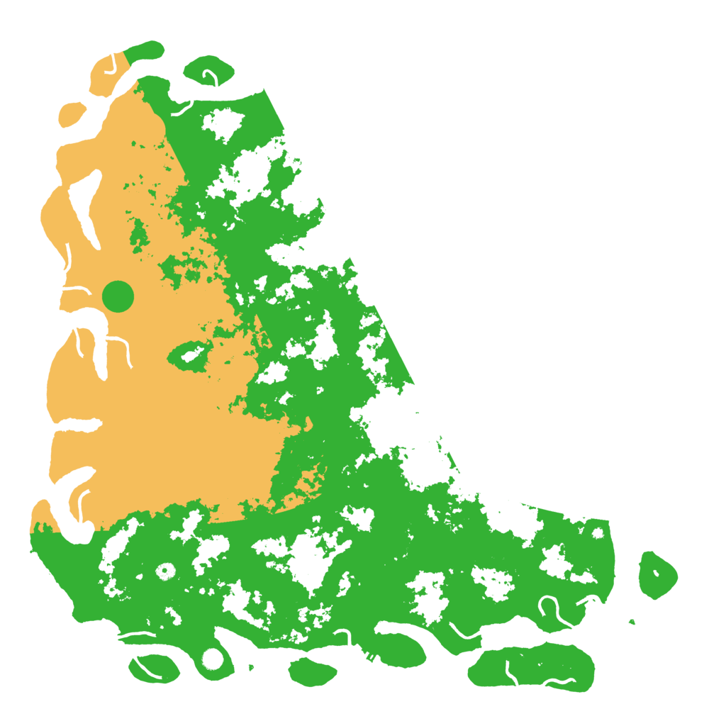 Biome Rust Map: Procedural Map, Size: 6000, Seed: 1909139262