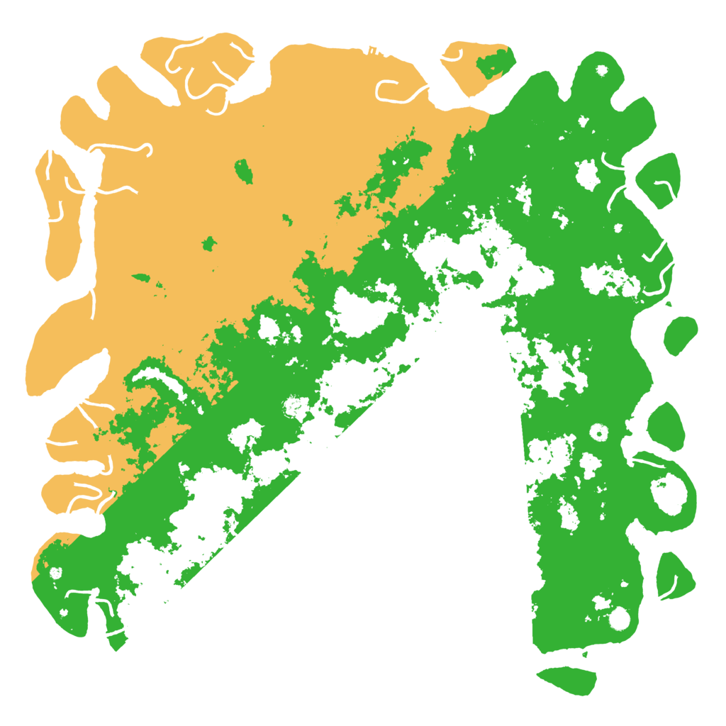 Biome Rust Map: Procedural Map, Size: 6000, Seed: 493405342