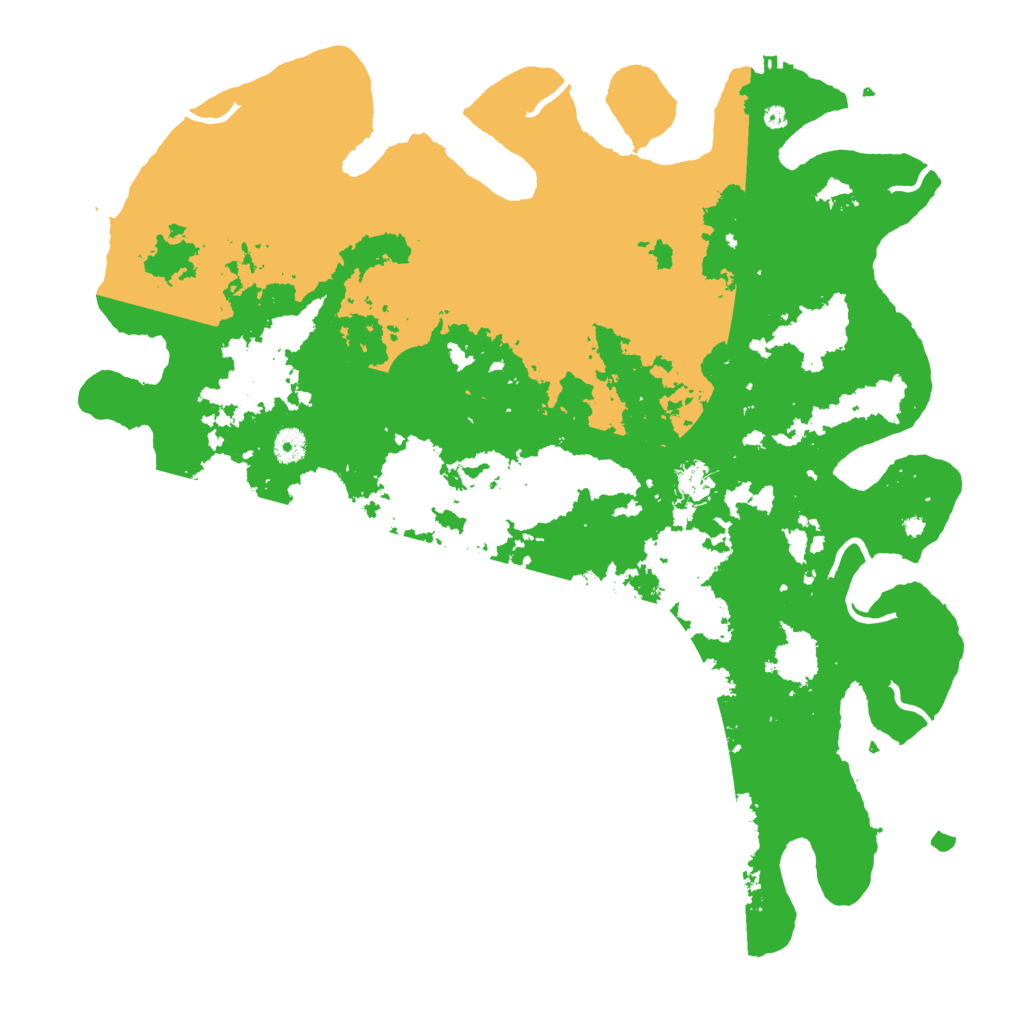 Biome Rust Map: Procedural Map, Size: 4500, Seed: 116233948