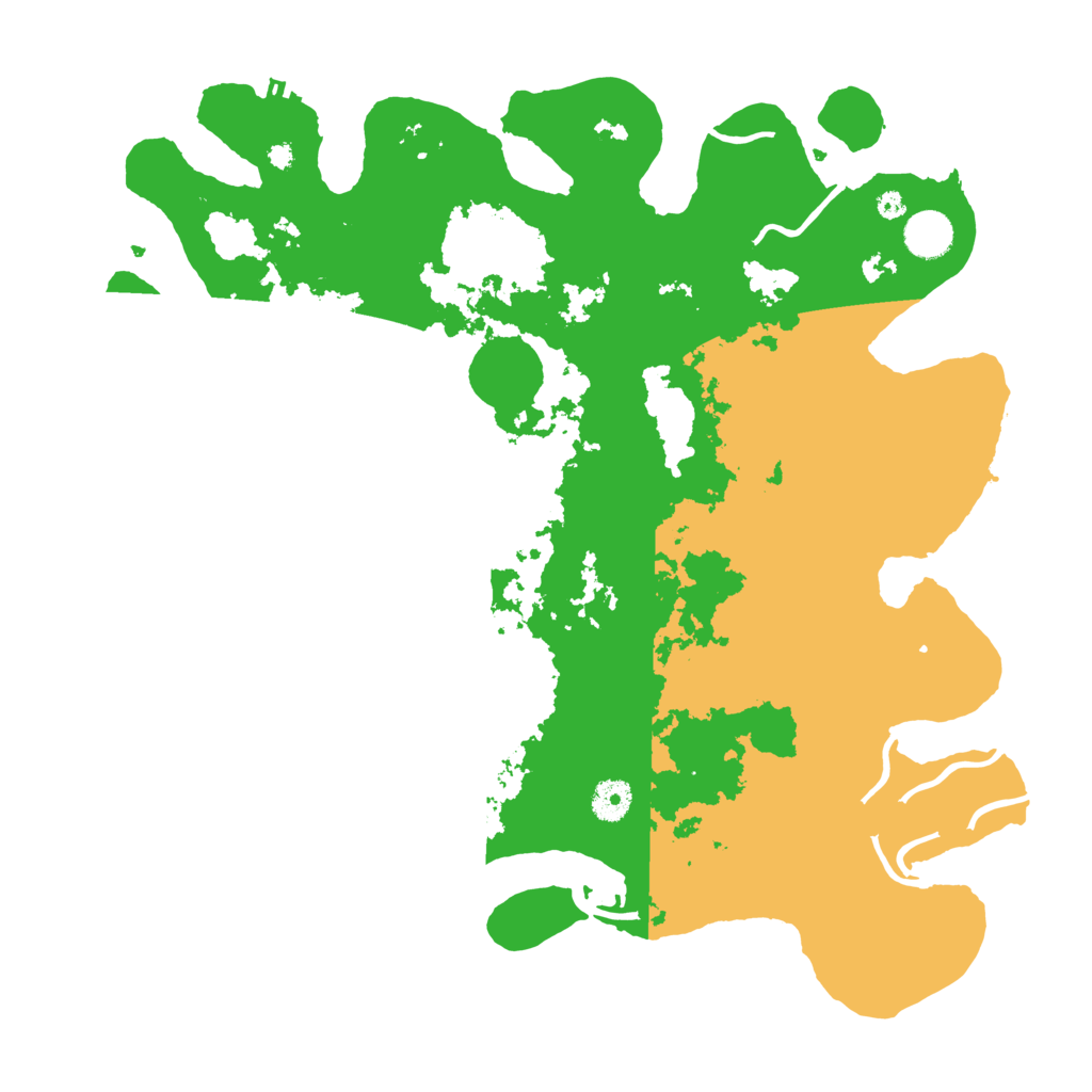 Biome Rust Map: Procedural Map, Size: 4000, Seed: 1836491243