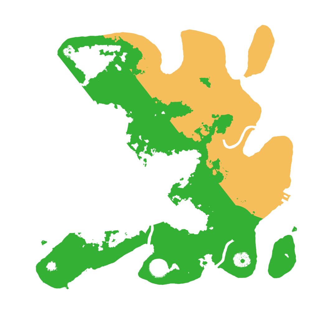Biome Rust Map: Procedural Map, Size: 3000, Seed: 410216939