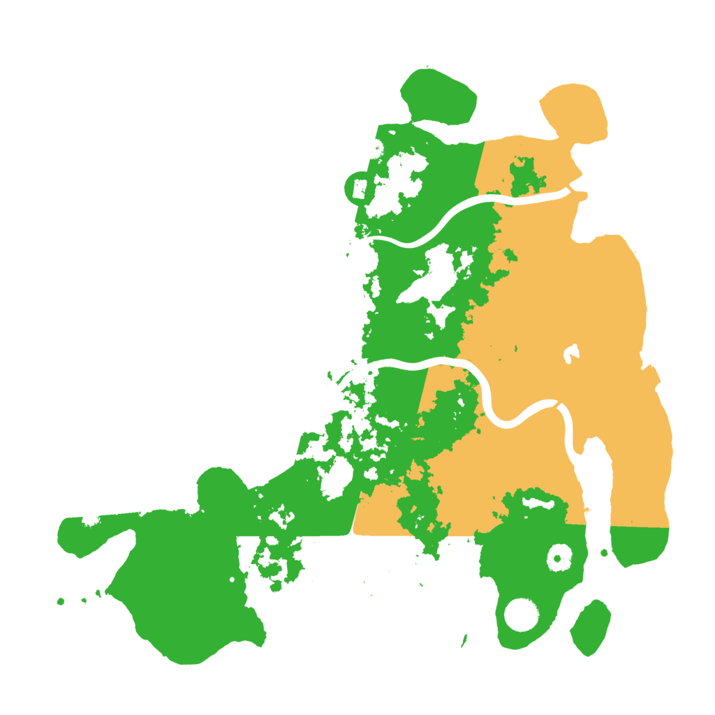 Biome Rust Map: Procedural Map, Size: 4000, Seed: 20771808