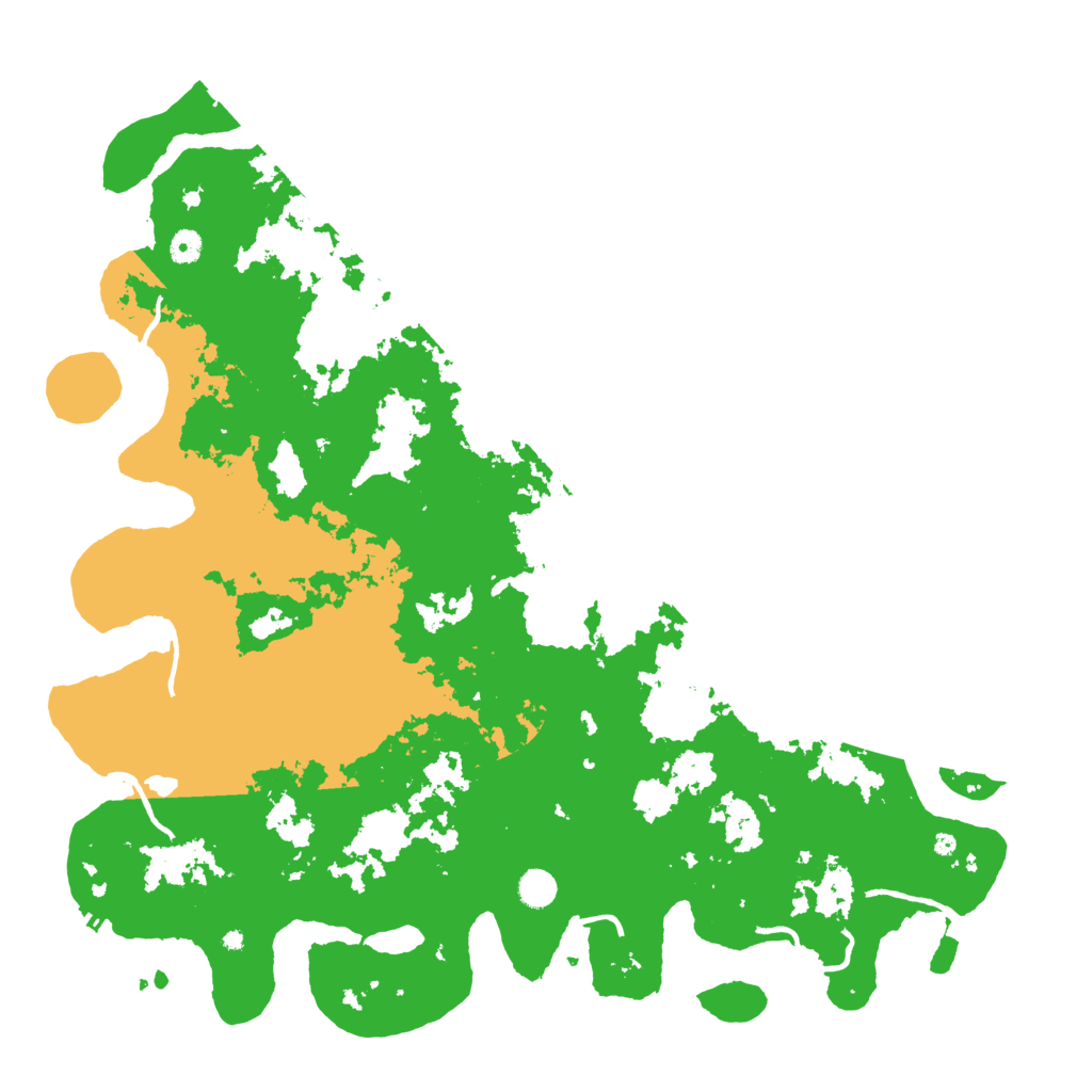 Biome Rust Map: Procedural Map, Size: 5000, Seed: 65664