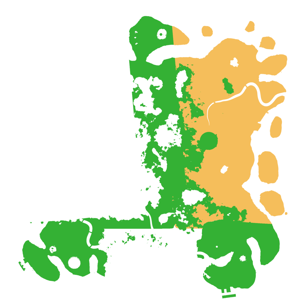 Biome Rust Map: Procedural Map, Size: 4500, Seed: 1522218076