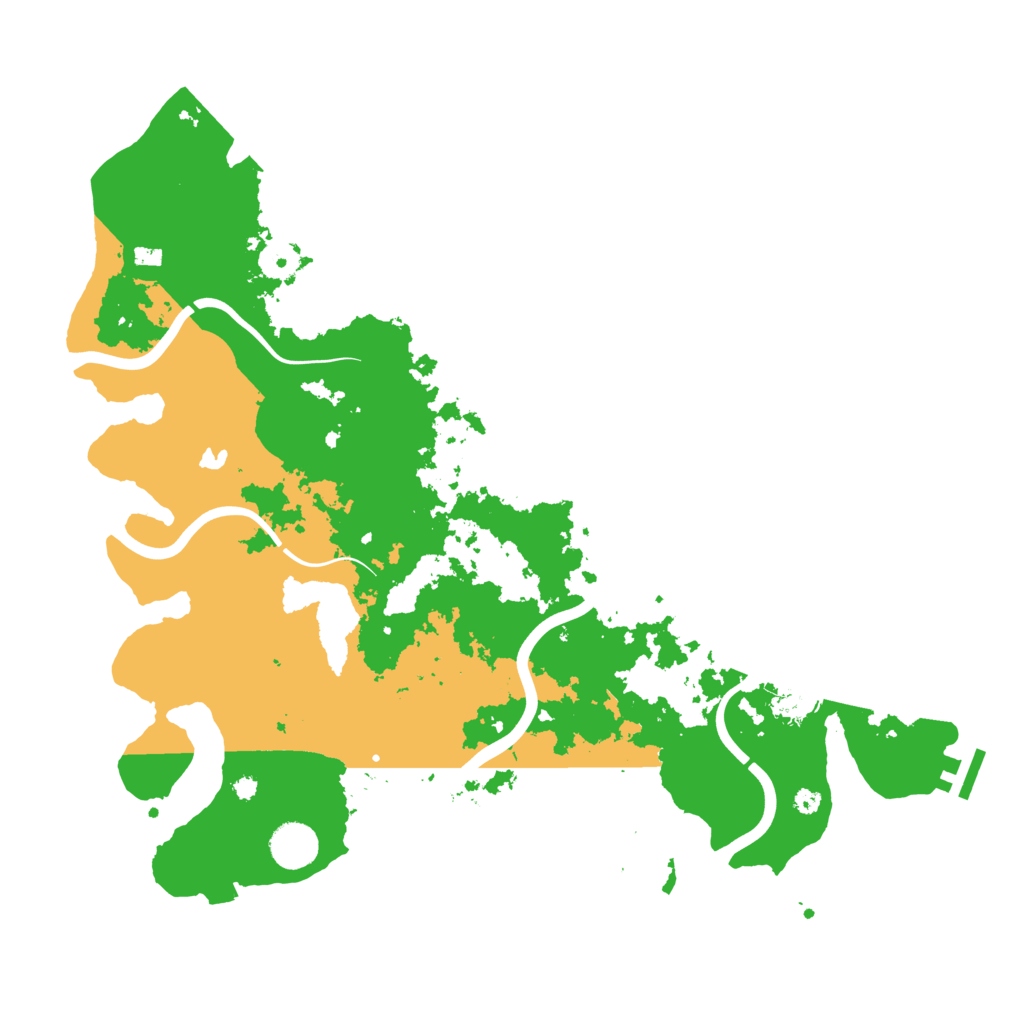 Biome Rust Map: Procedural Map, Size: 4000, Seed: 34790503