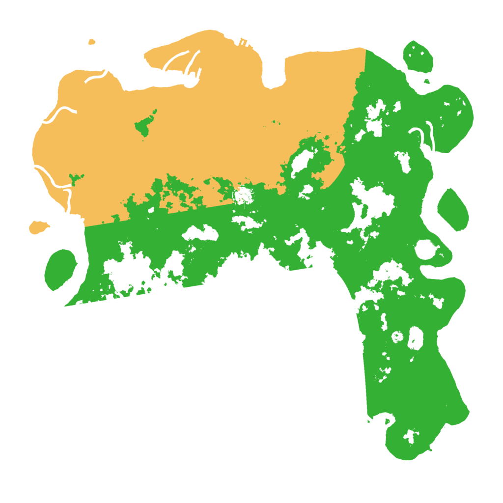 Biome Rust Map: Procedural Map, Size: 4500, Seed: 2101276117