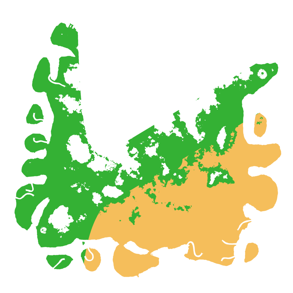 Biome Rust Map: Procedural Map, Size: 4700, Seed: 888585858