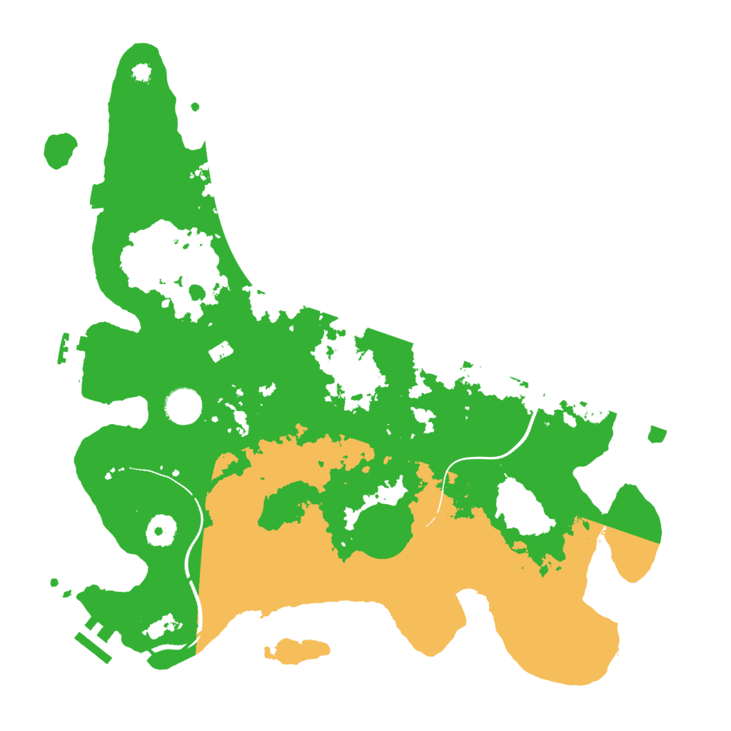 Biome Rust Map: Procedural Map, Size: 3500, Seed: 1154875056