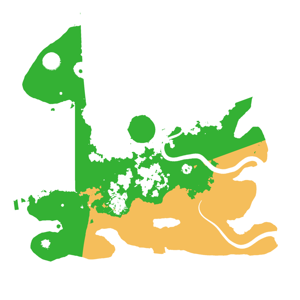 Biome Rust Map: Procedural Map, Size: 3000, Seed: 1251517641