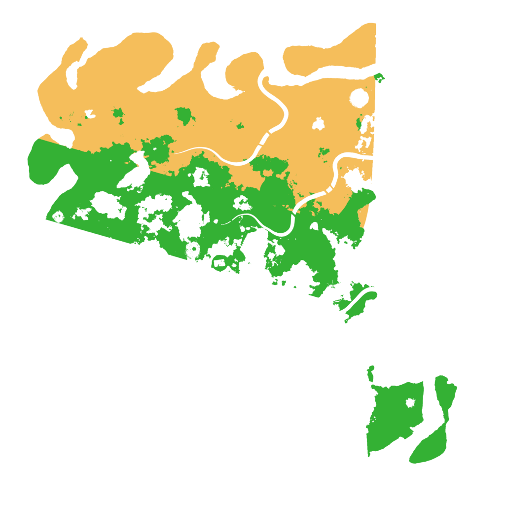 Biome Rust Map: Procedural Map, Size: 5000, Seed: 11256