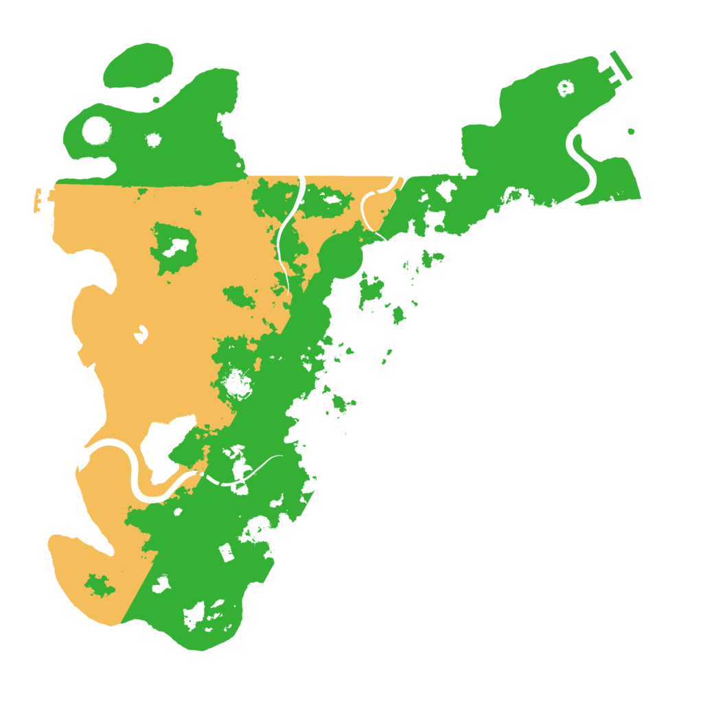 Biome Rust Map: Procedural Map, Size: 4345, Seed: 6483