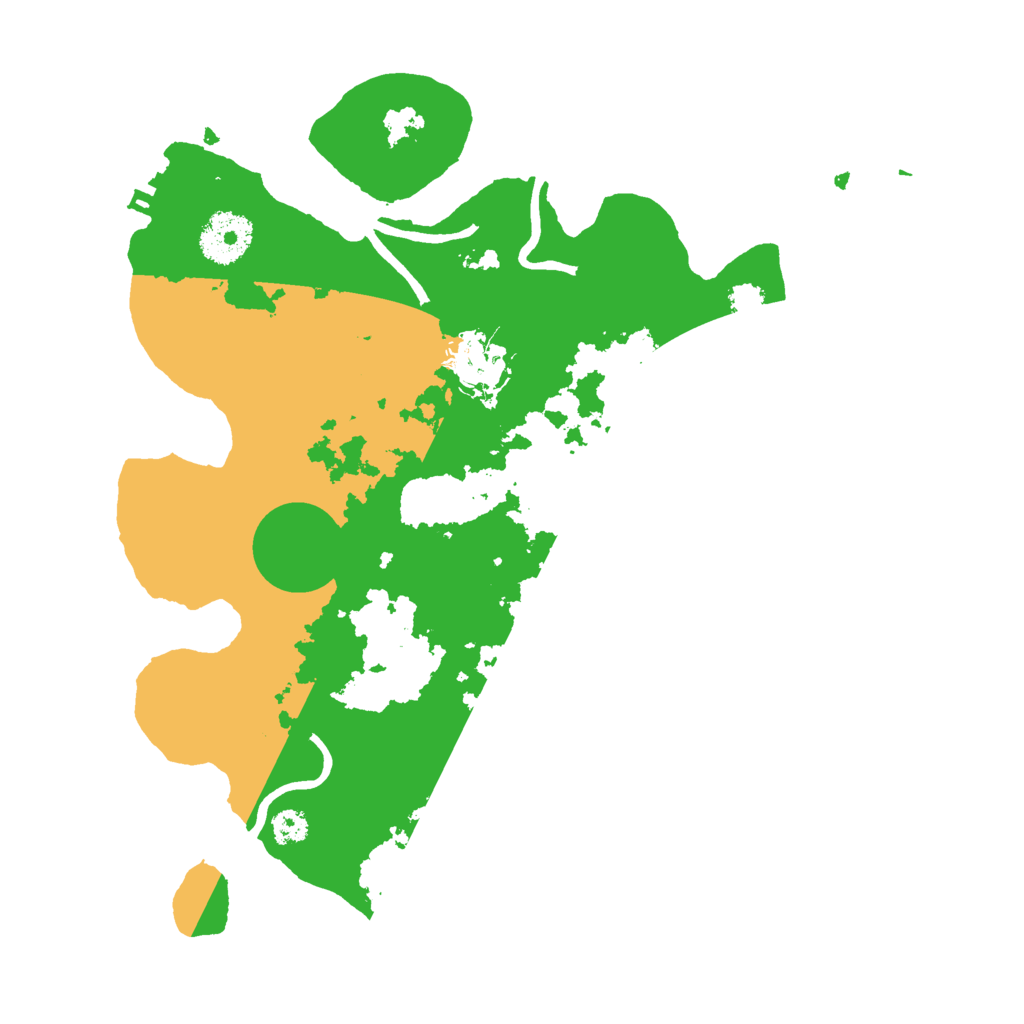 Biome Rust Map: Procedural Map, Size: 3000, Seed: 575345