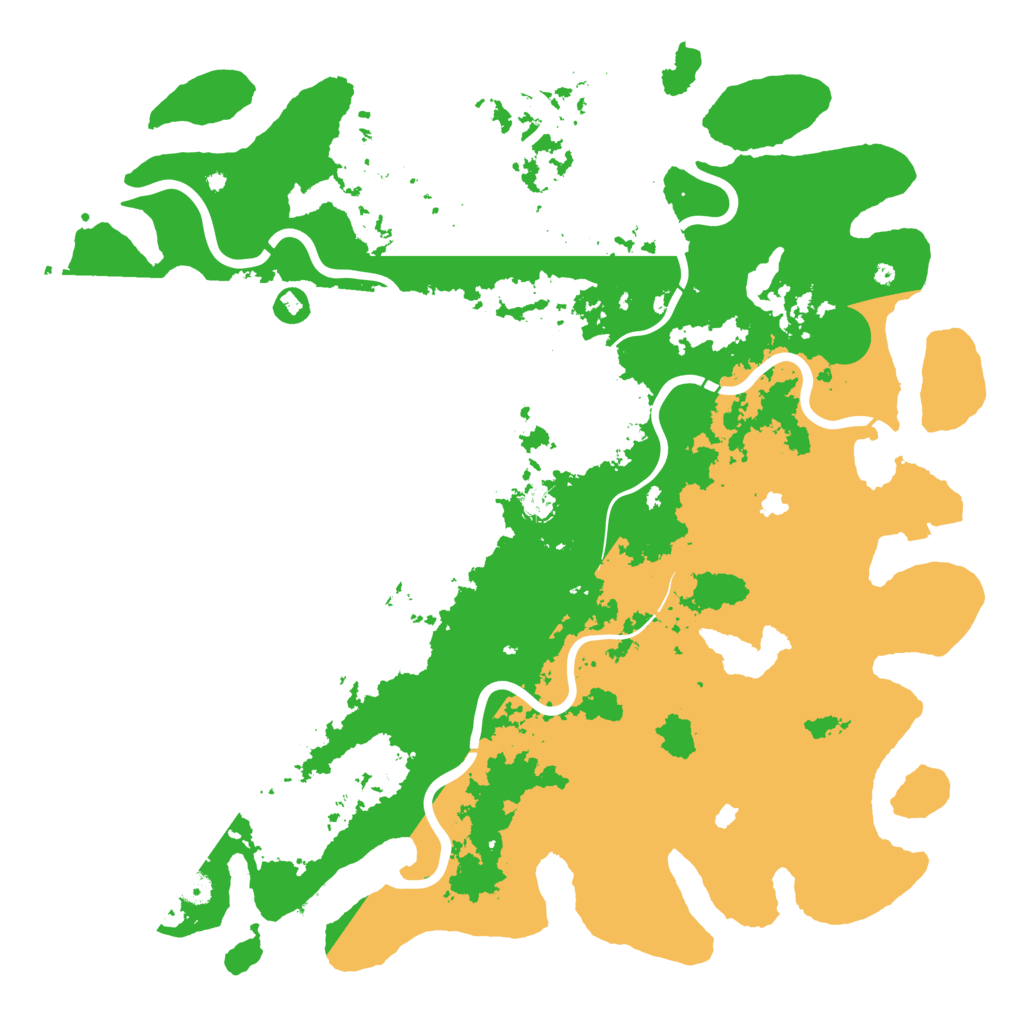 Biome Rust Map: Procedural Map, Size: 5000, Seed: 714955771