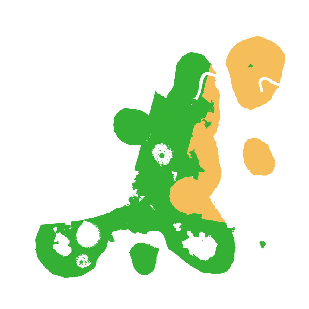 Biome Rust Map: Procedural Map, Size: 2300, Seed: 8008