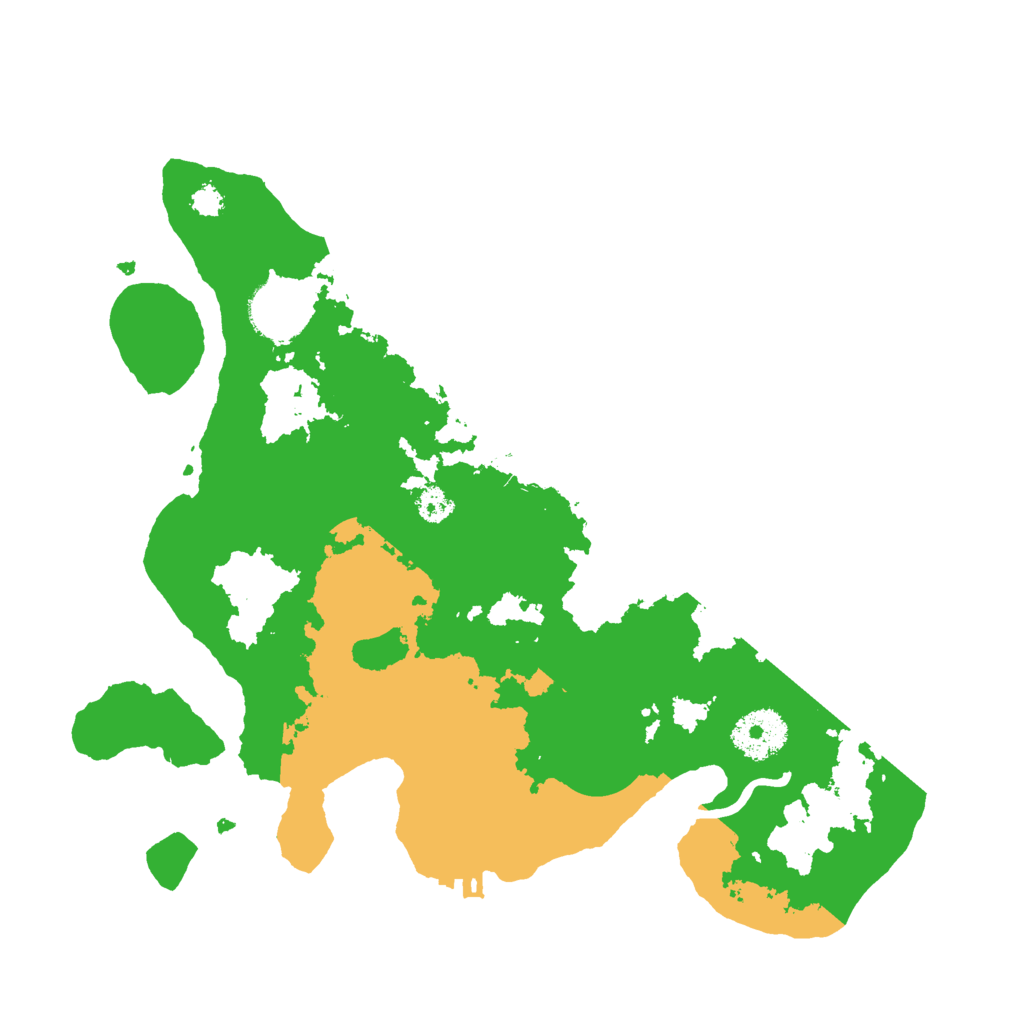 Biome Rust Map: Procedural Map, Size: 3000, Seed: 7895855