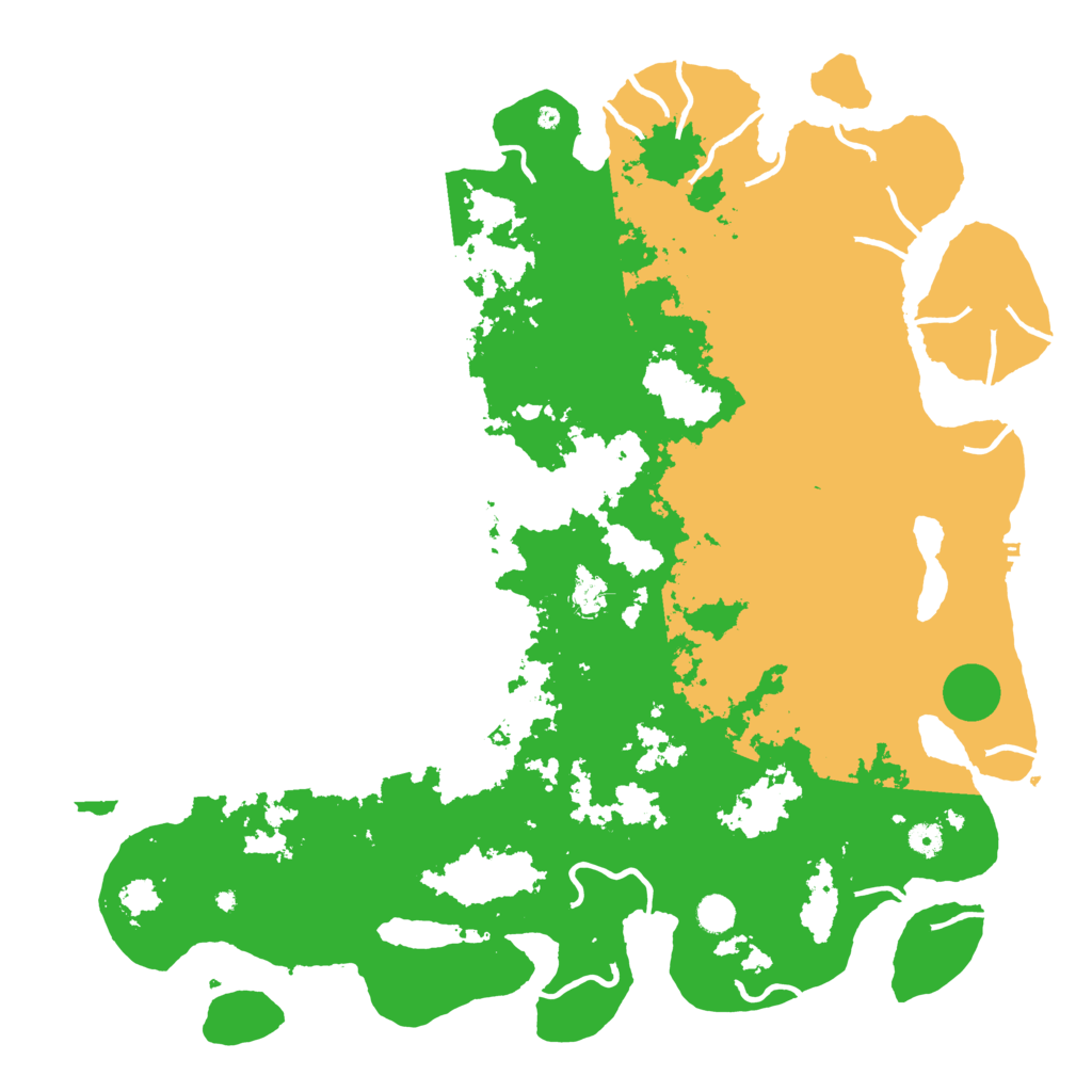 Biome Rust Map: Procedural Map, Size: 5000, Seed: 65984