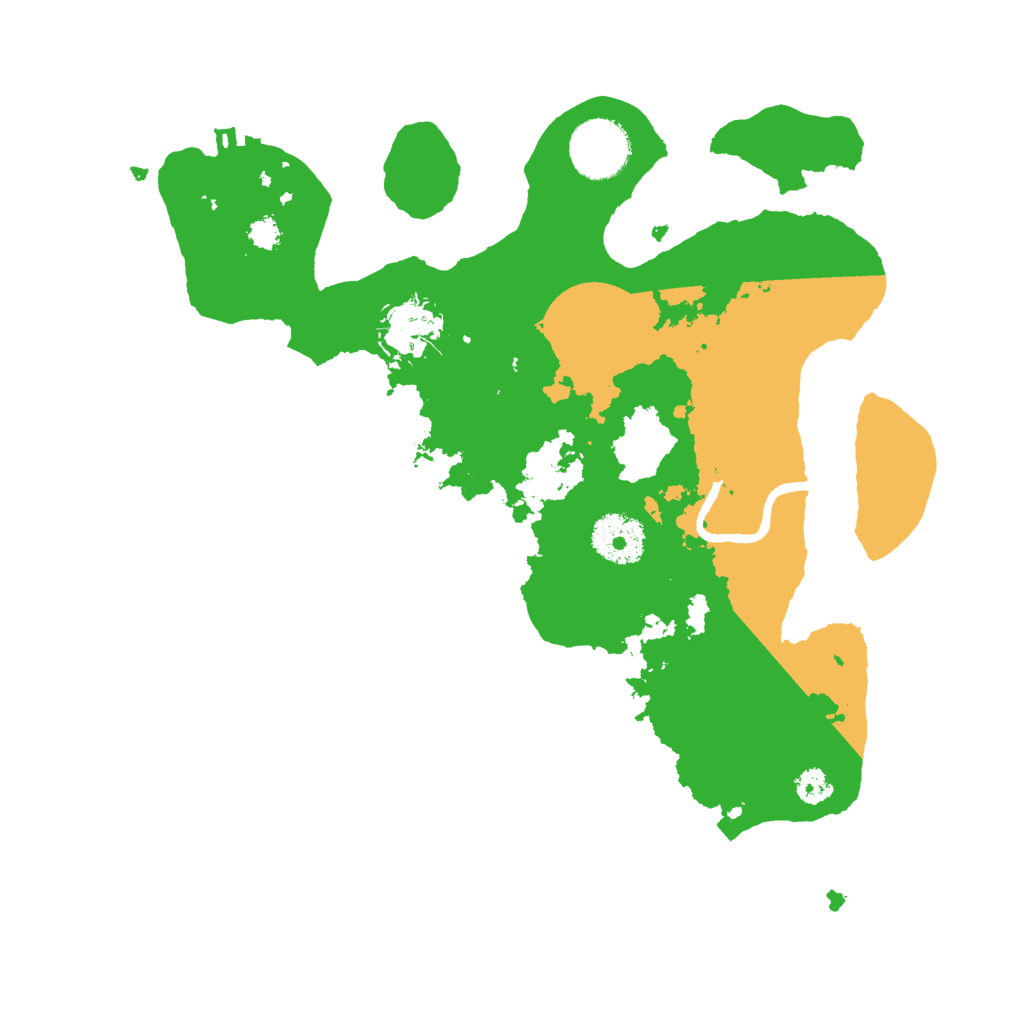 Biome Rust Map: Procedural Map, Size: 3000, Seed: 2441514