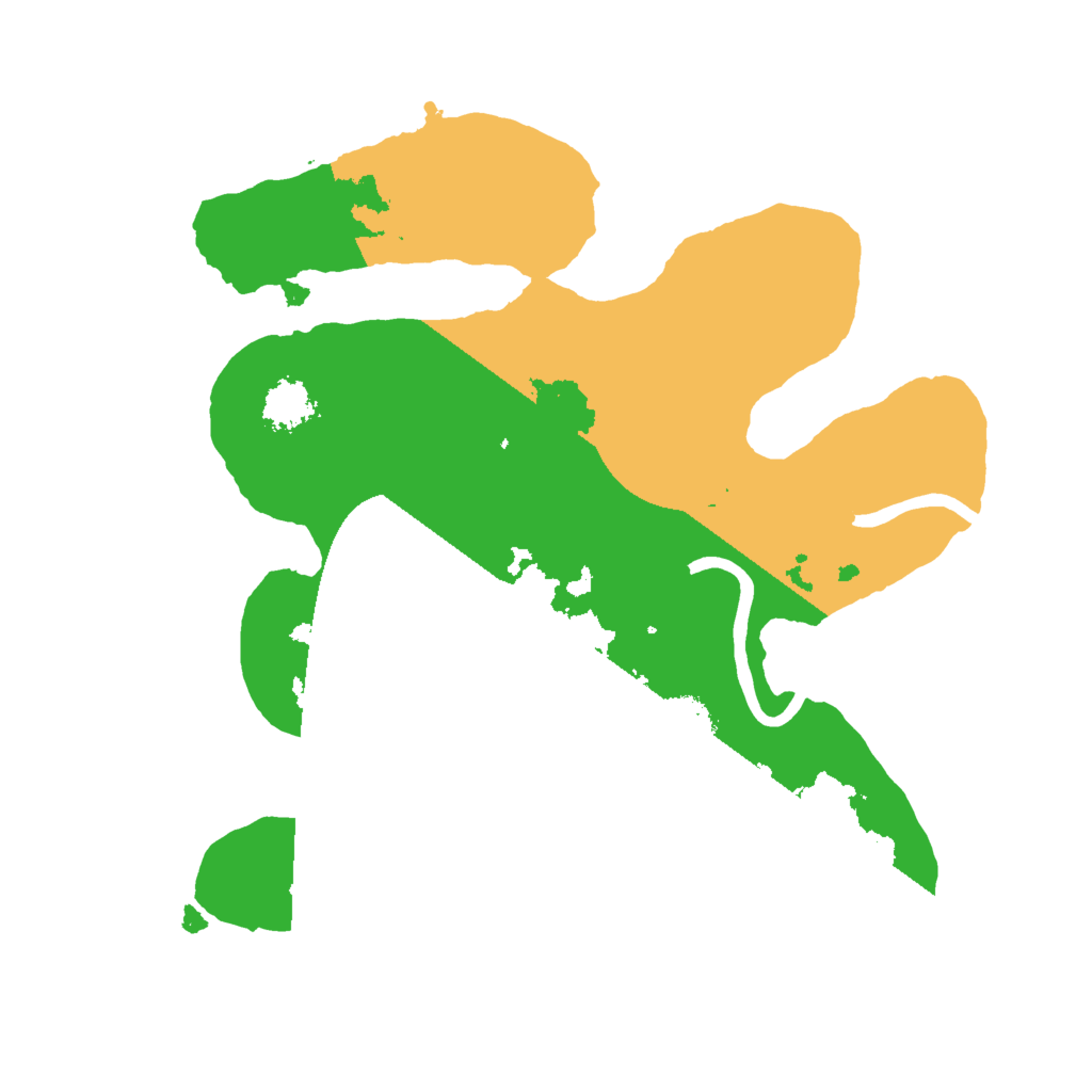 Biome Rust Map: Procedural Map, Size: 2000, Seed: 124568