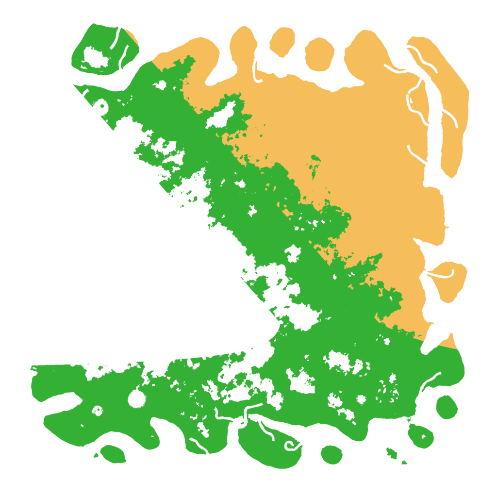 Biome Rust Map: Procedural Map, Size: 5000, Seed: 50713