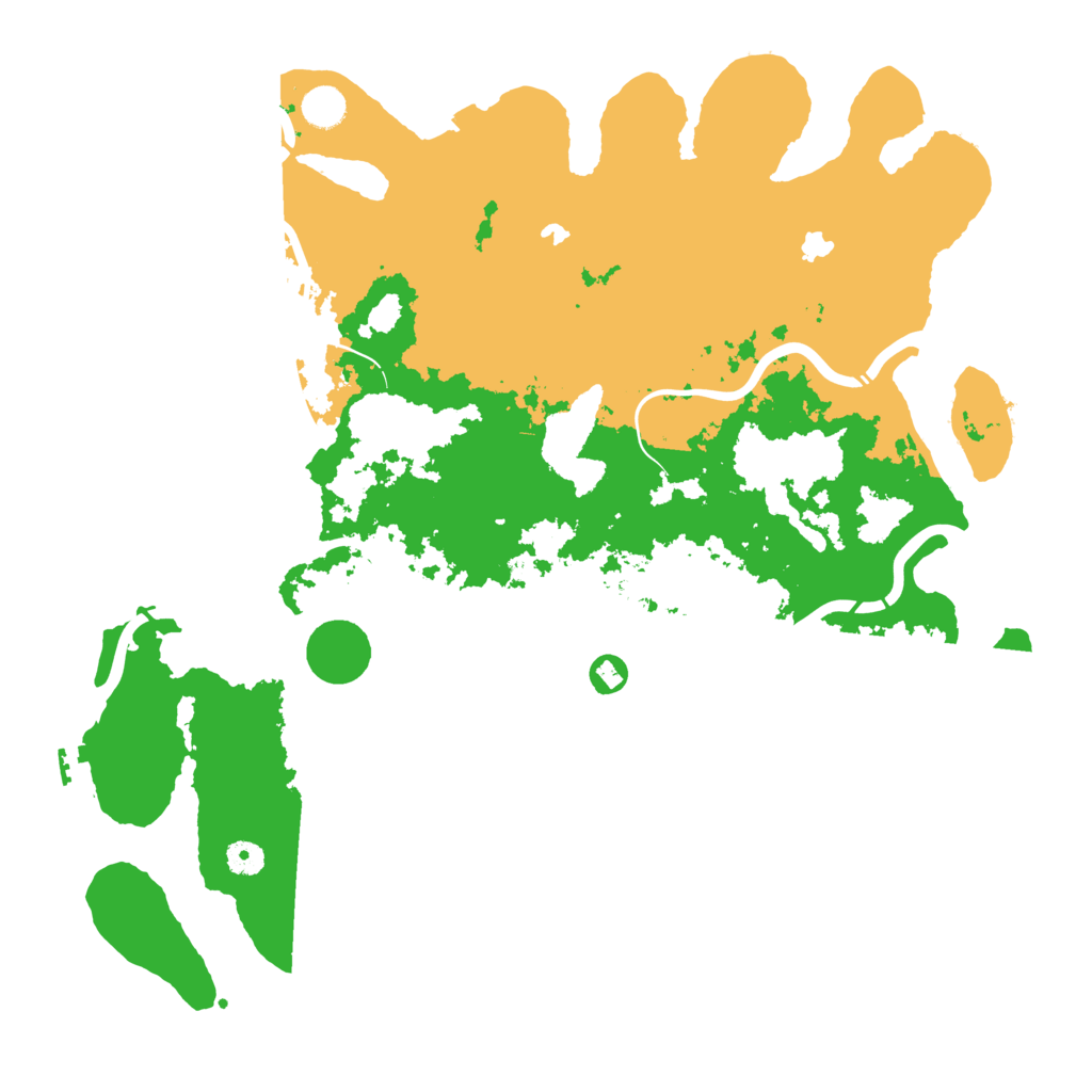 Biome Rust Map: Procedural Map, Size: 4500, Seed: 920