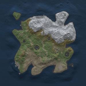 Thumbnail Rust Map: Procedural Map, Size: 2700, Seed: 777, 10 Monuments