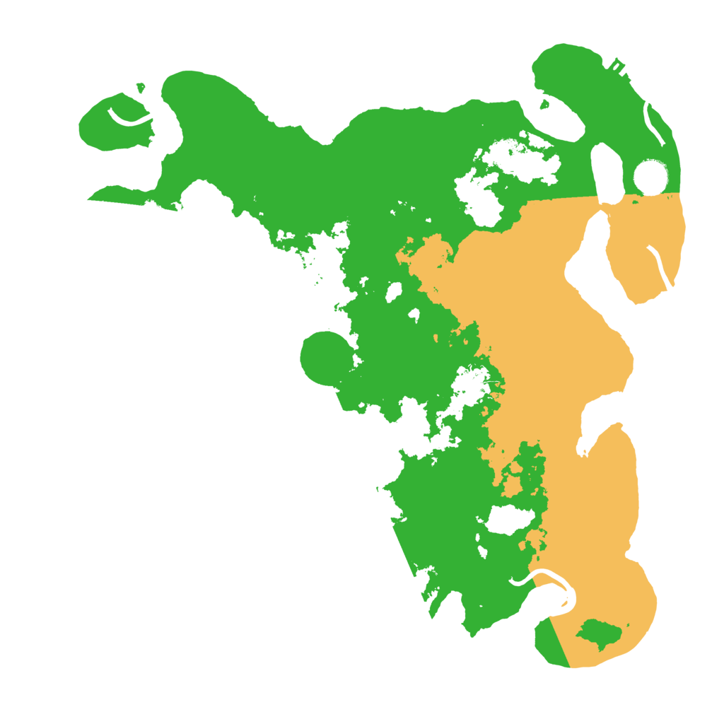 Biome Rust Map: Procedural Map, Size: 3700, Seed: 406001306