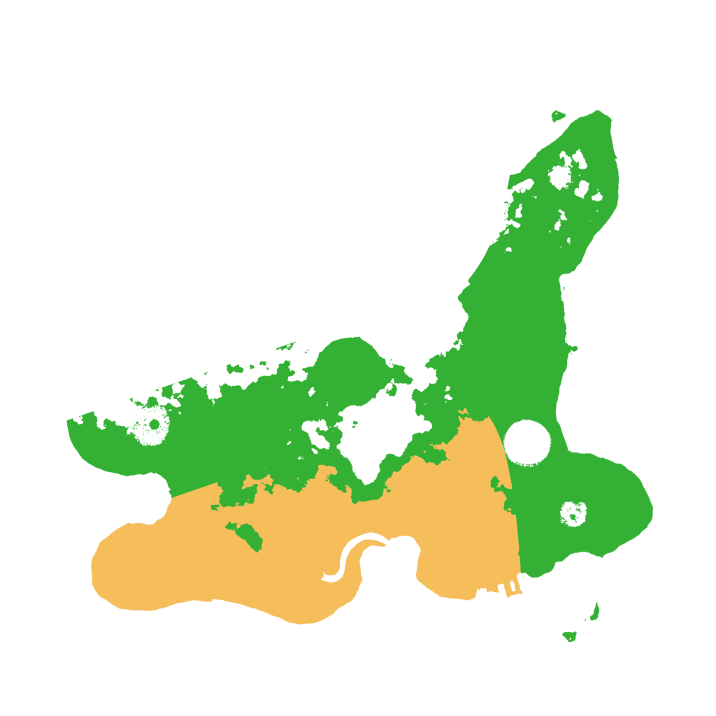Biome Rust Map: Procedural Map, Size: 2800, Seed: 648252