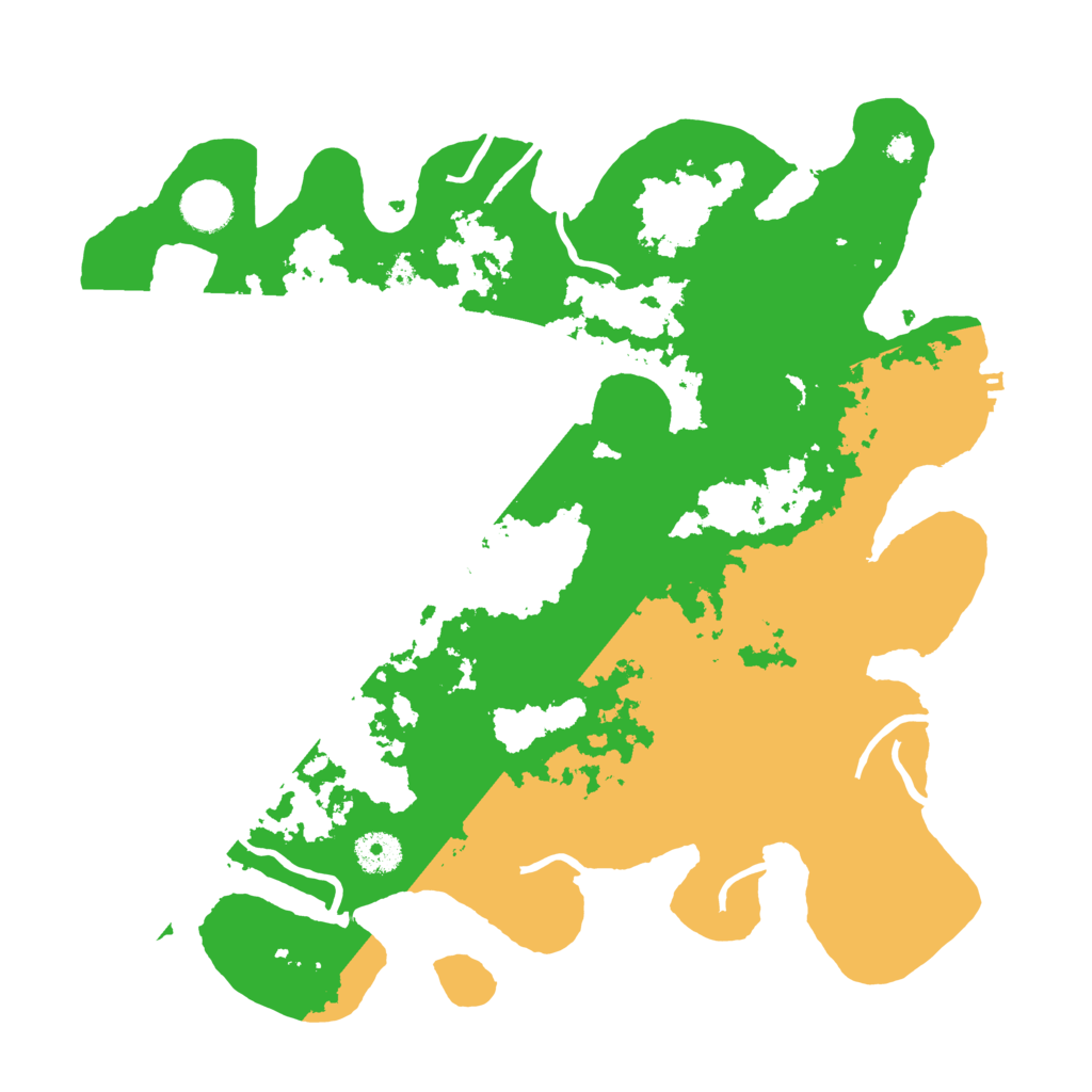 Biome Rust Map: Procedural Map, Size: 3700, Seed: 75141255