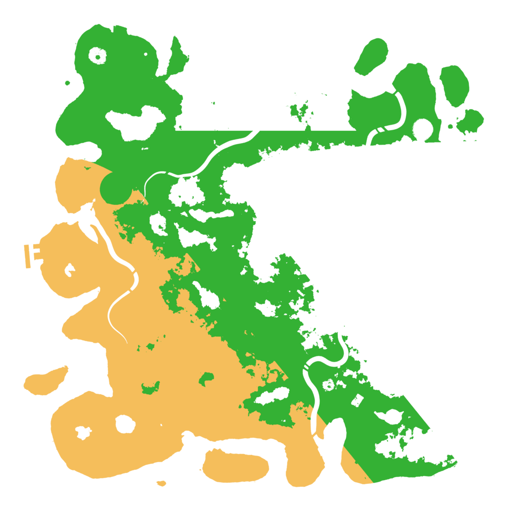 Biome Rust Map: Procedural Map, Size: 4500, Seed: 1337