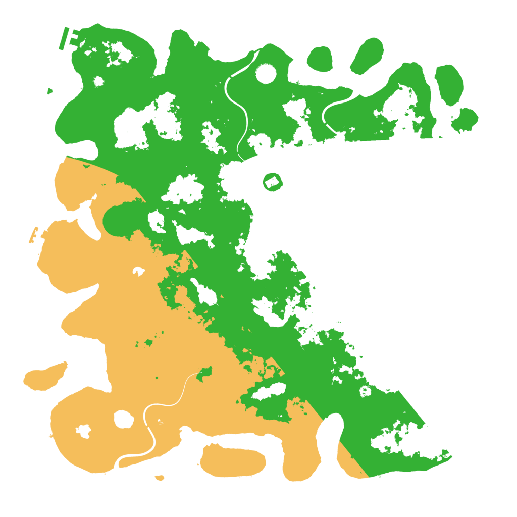 Biome Rust Map: Procedural Map, Size: 4500, Seed: 1337