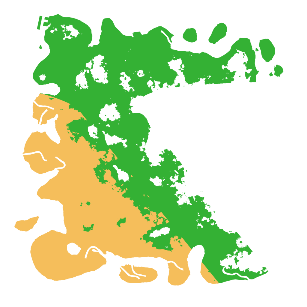 Biome Rust Map: Procedural Map, Size: 4500, Seed: 1337