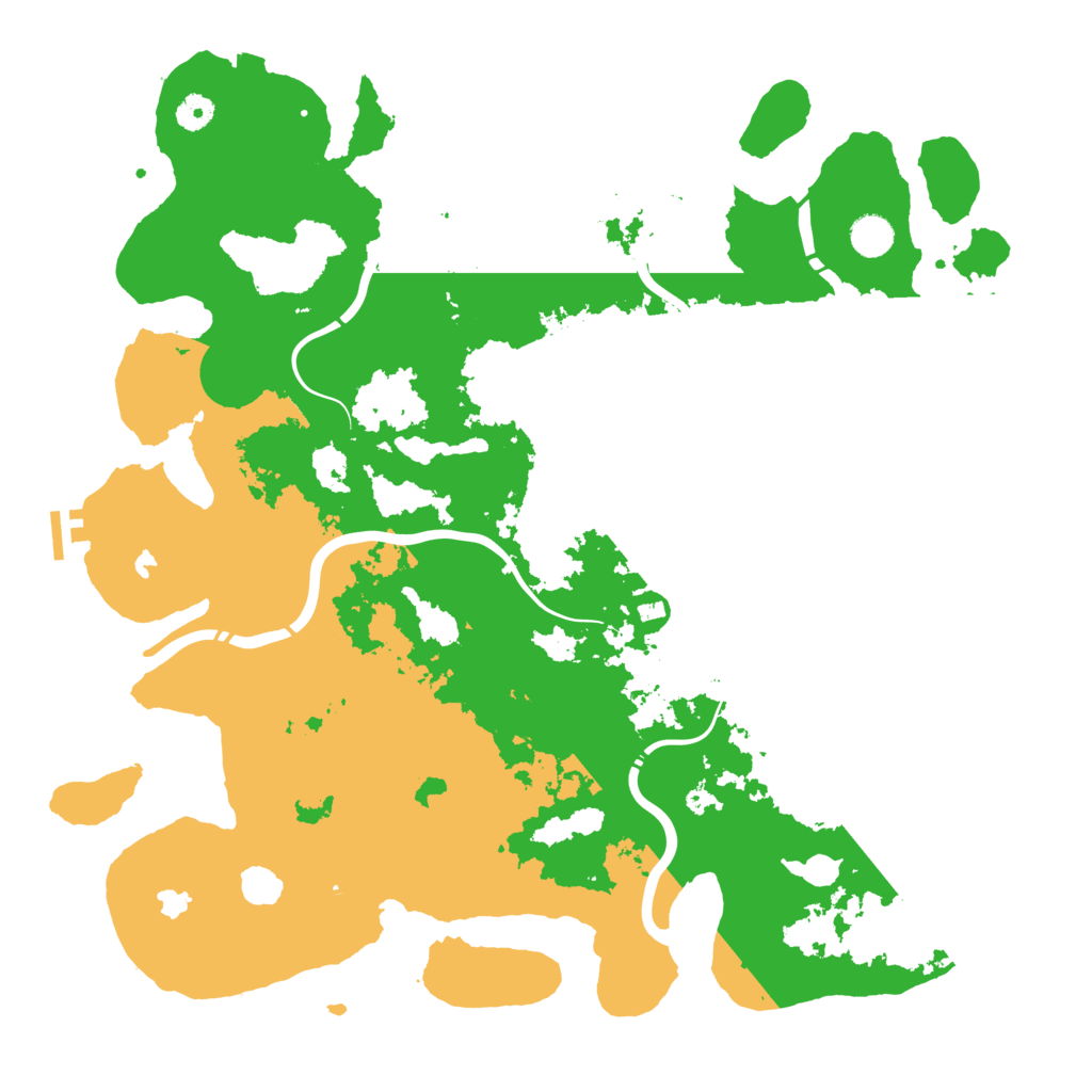Biome Rust Map: Procedural Map, Size: 4500, Seed: 1337
