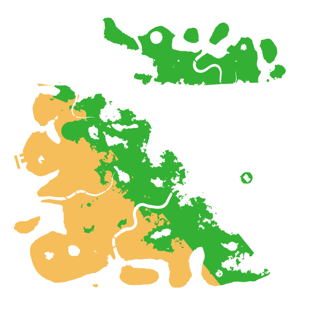 Biome Rust Map: Procedural Map, Size: 4500, Seed: 1337