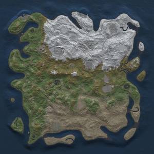 Thumbnail Rust Map: Procedural Map, Size: 4250, Seed: 1883734, 18 Monuments