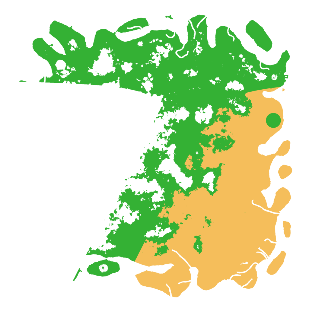 Biome Rust Map: Procedural Map, Size: 5500, Seed: 12251900