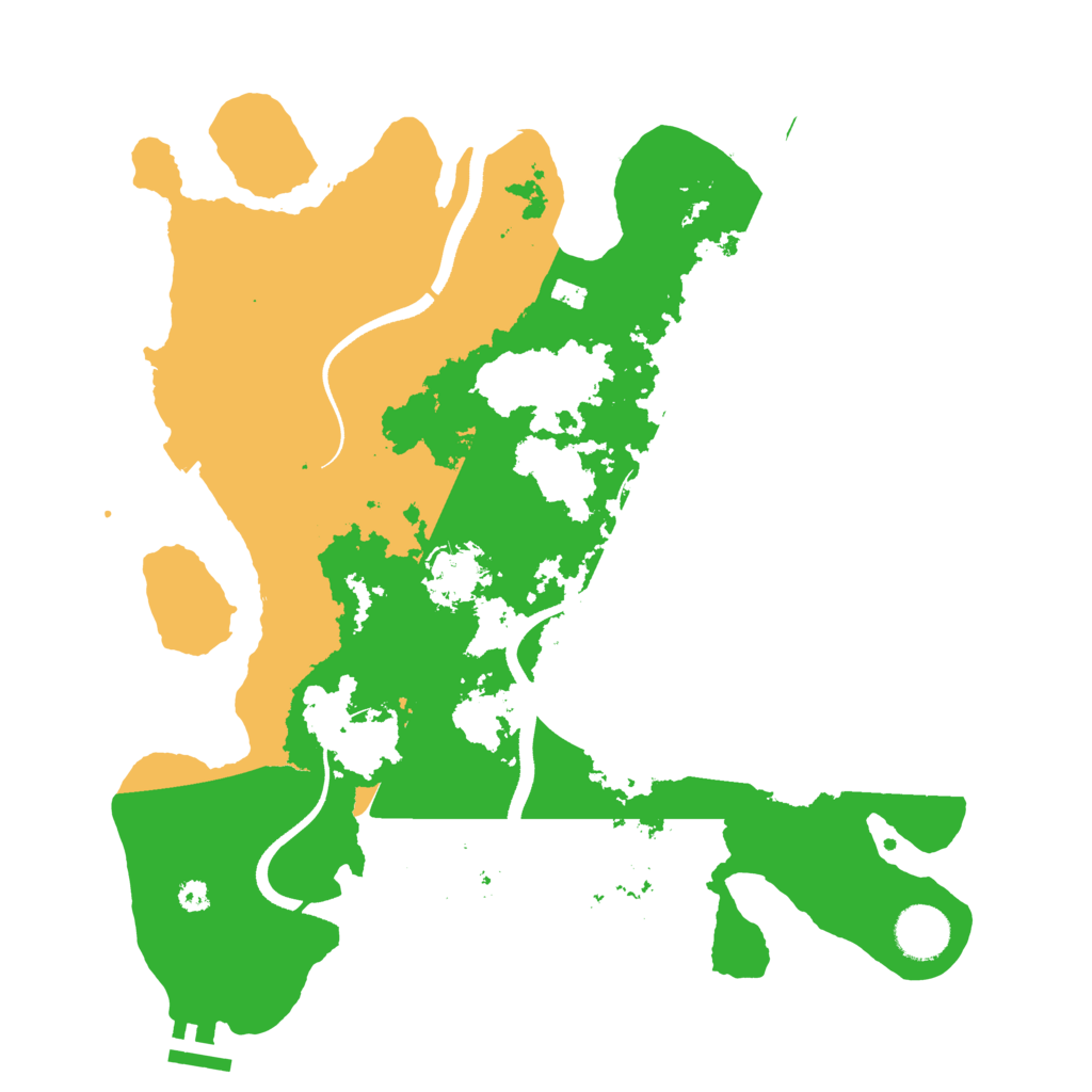 Biome Rust Map: Procedural Map, Size: 3500, Seed: 1962671888