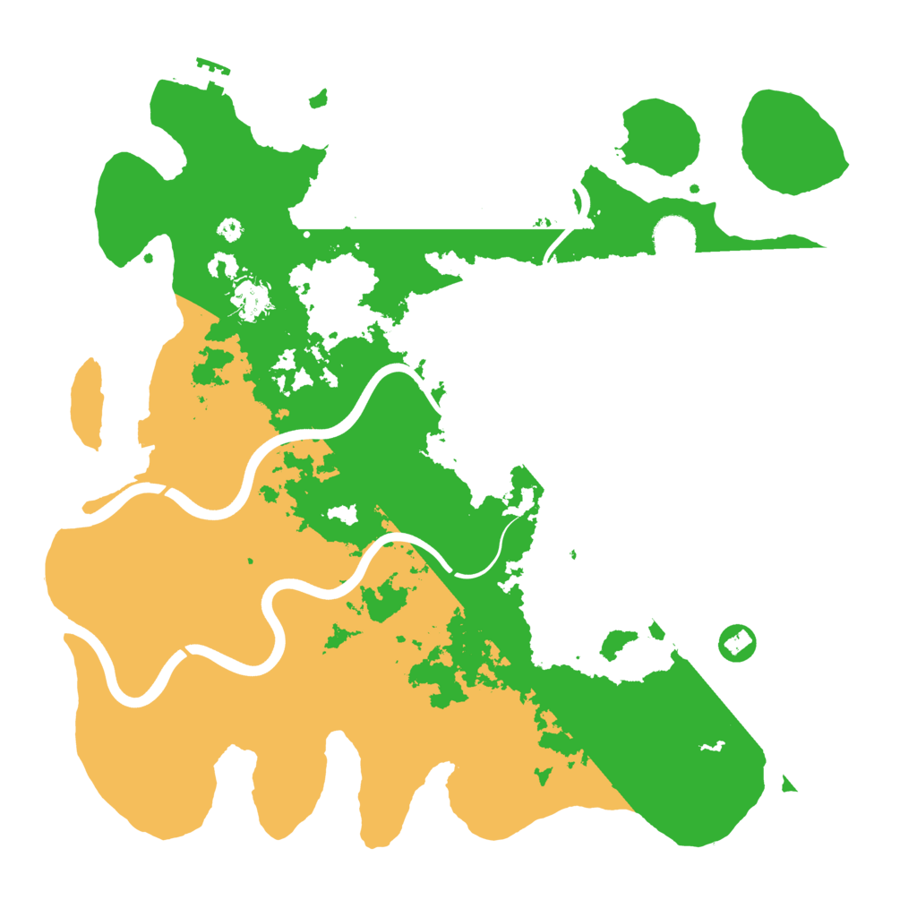 Biome Rust Map: Procedural Map, Size: 3900, Seed: 415829749