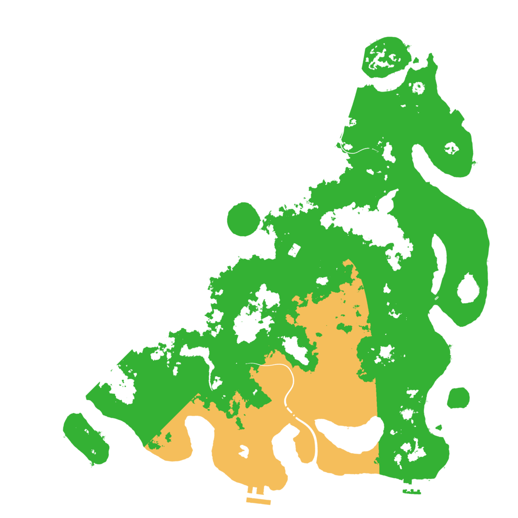 Biome Rust Map: Procedural Map, Size: 4300, Seed: 96987272