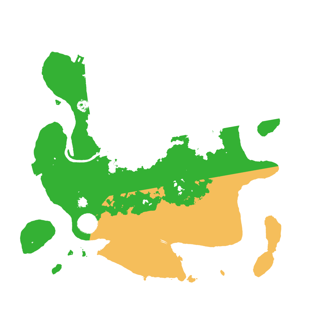 Biome Rust Map: Procedural Map, Size: 2800, Seed: 27585