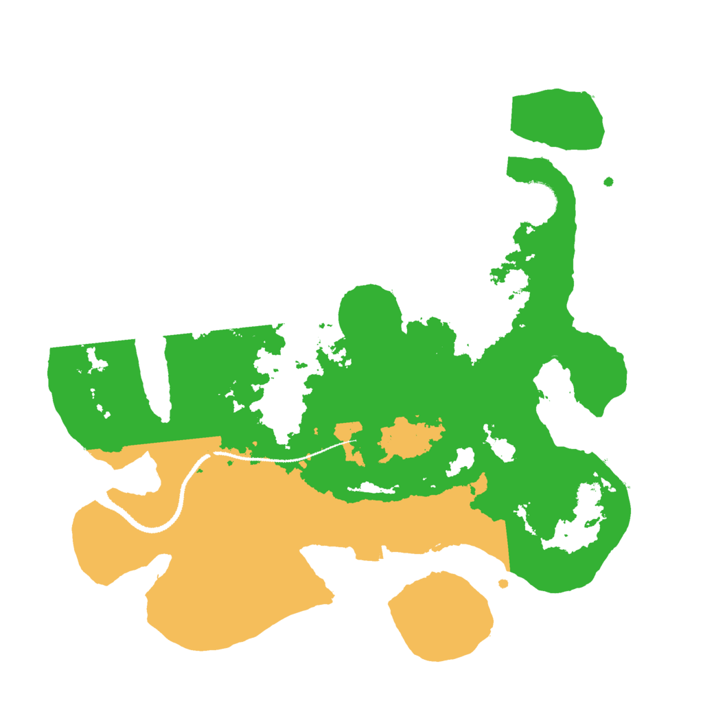 Biome Rust Map: Procedural Map, Size: 3000, Seed: 87932