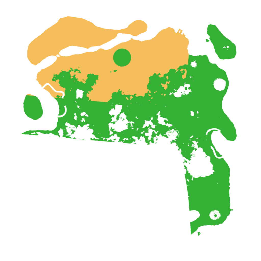 Biome Rust Map: Procedural Map, Size: 3850, Seed: 931777961