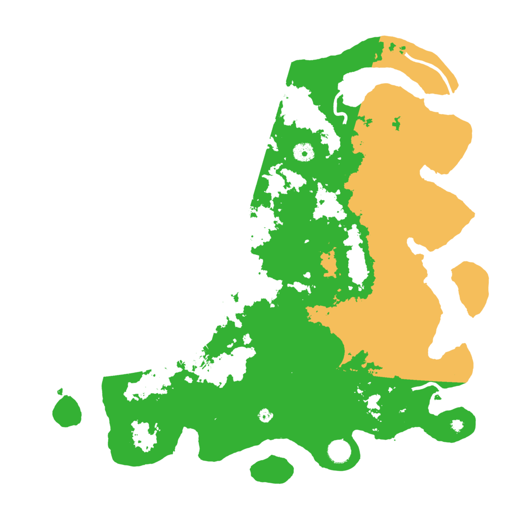 Biome Rust Map: Procedural Map, Size: 3950, Seed: 743147943