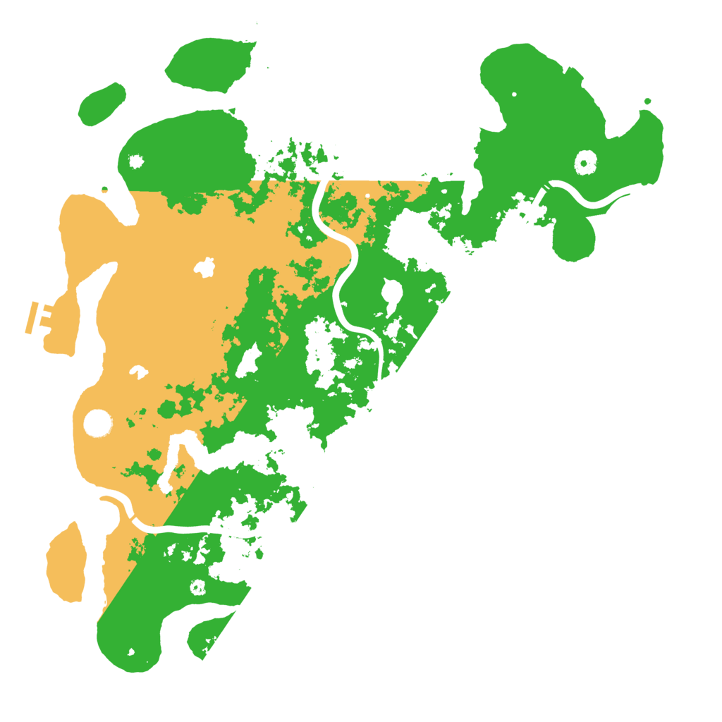 Biome Rust Map: Procedural Map, Size: 4500, Seed: 2412