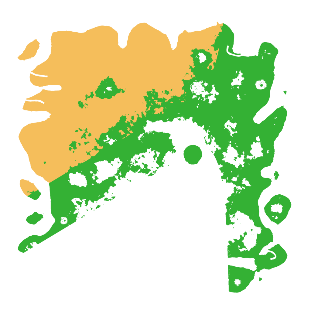 Biome Rust Map: Procedural Map, Size: 4500, Seed: 390579584