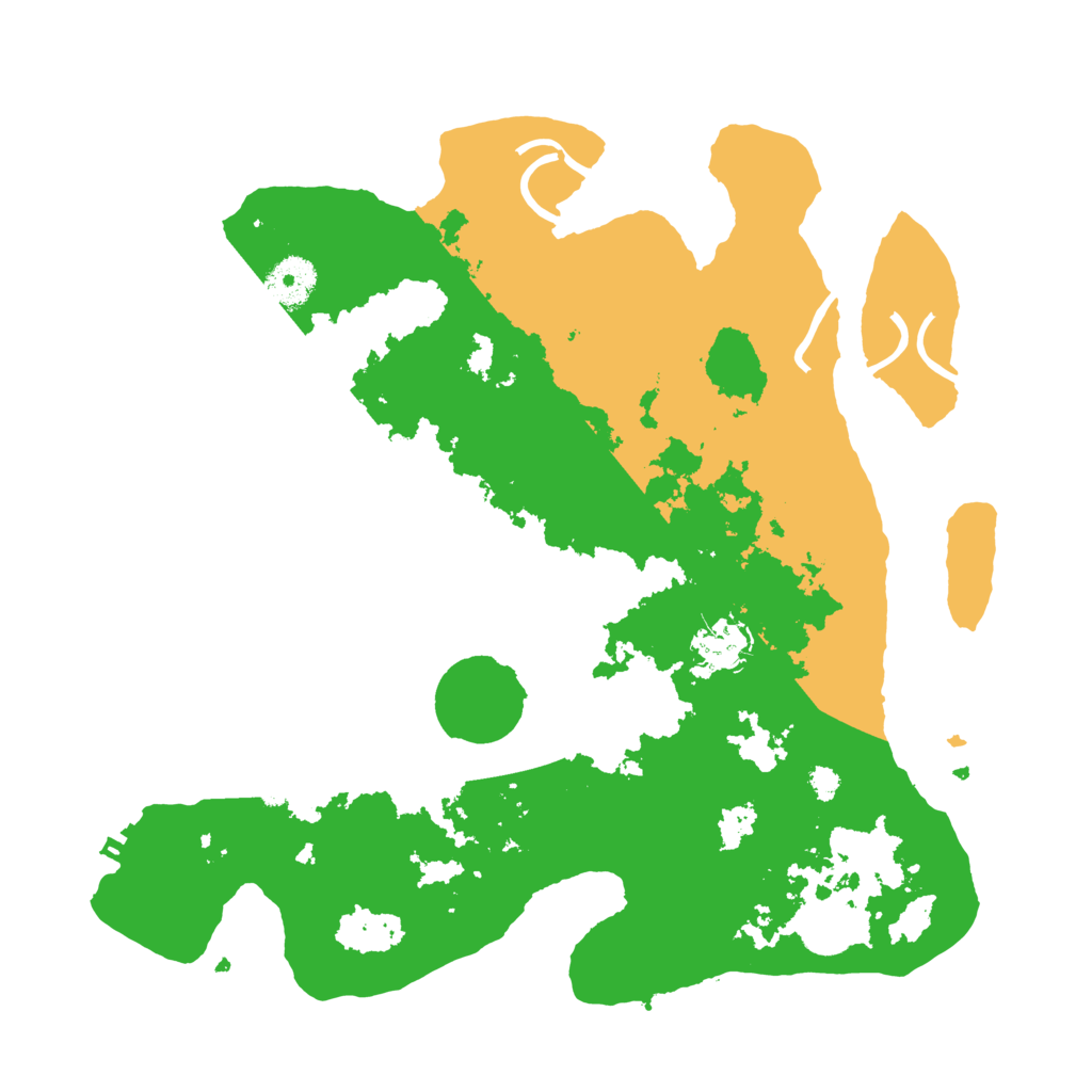 Biome Rust Map: Procedural Map, Size: 3500, Seed: 97118378