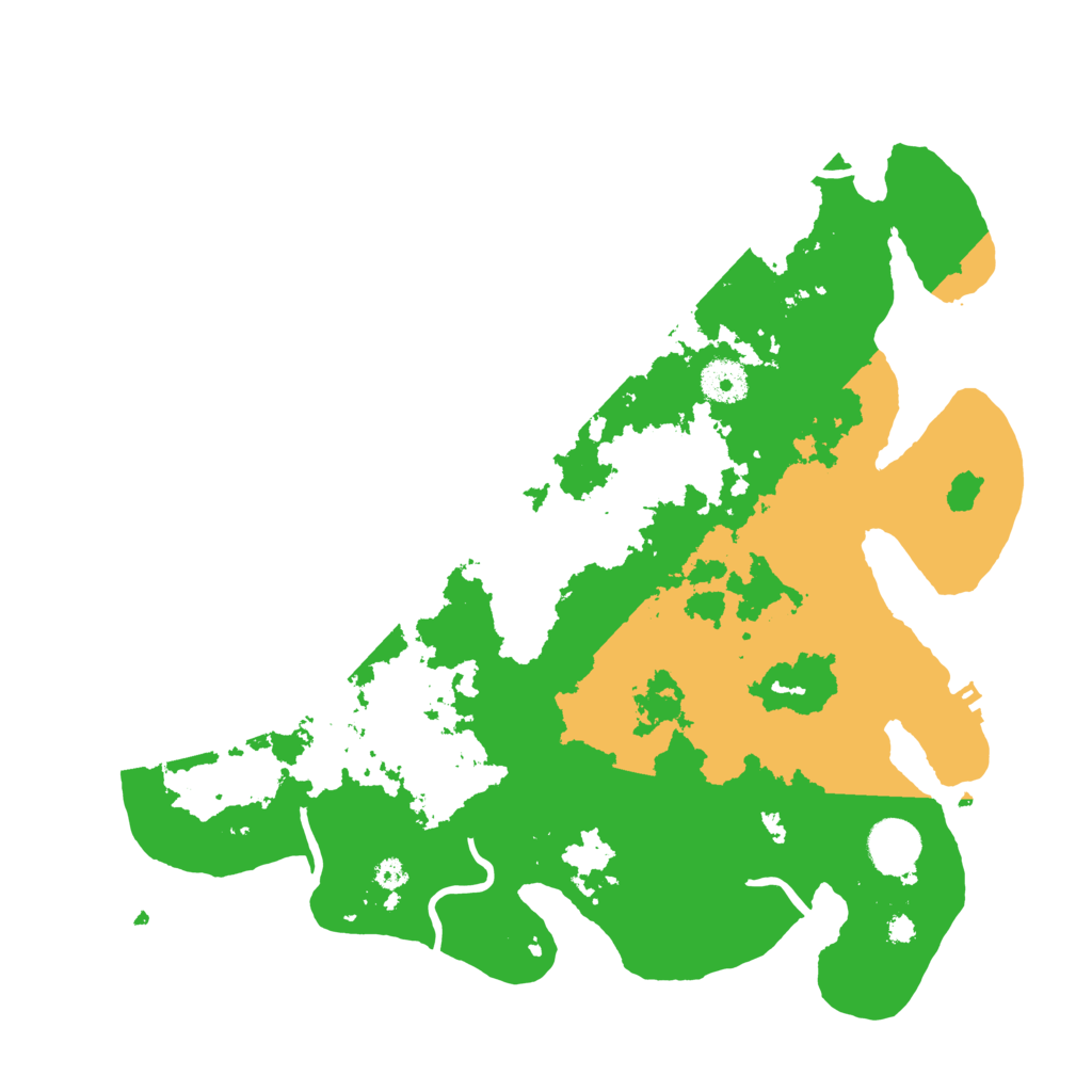 Biome Rust Map: Procedural Map, Size: 3600, Seed: 836429069