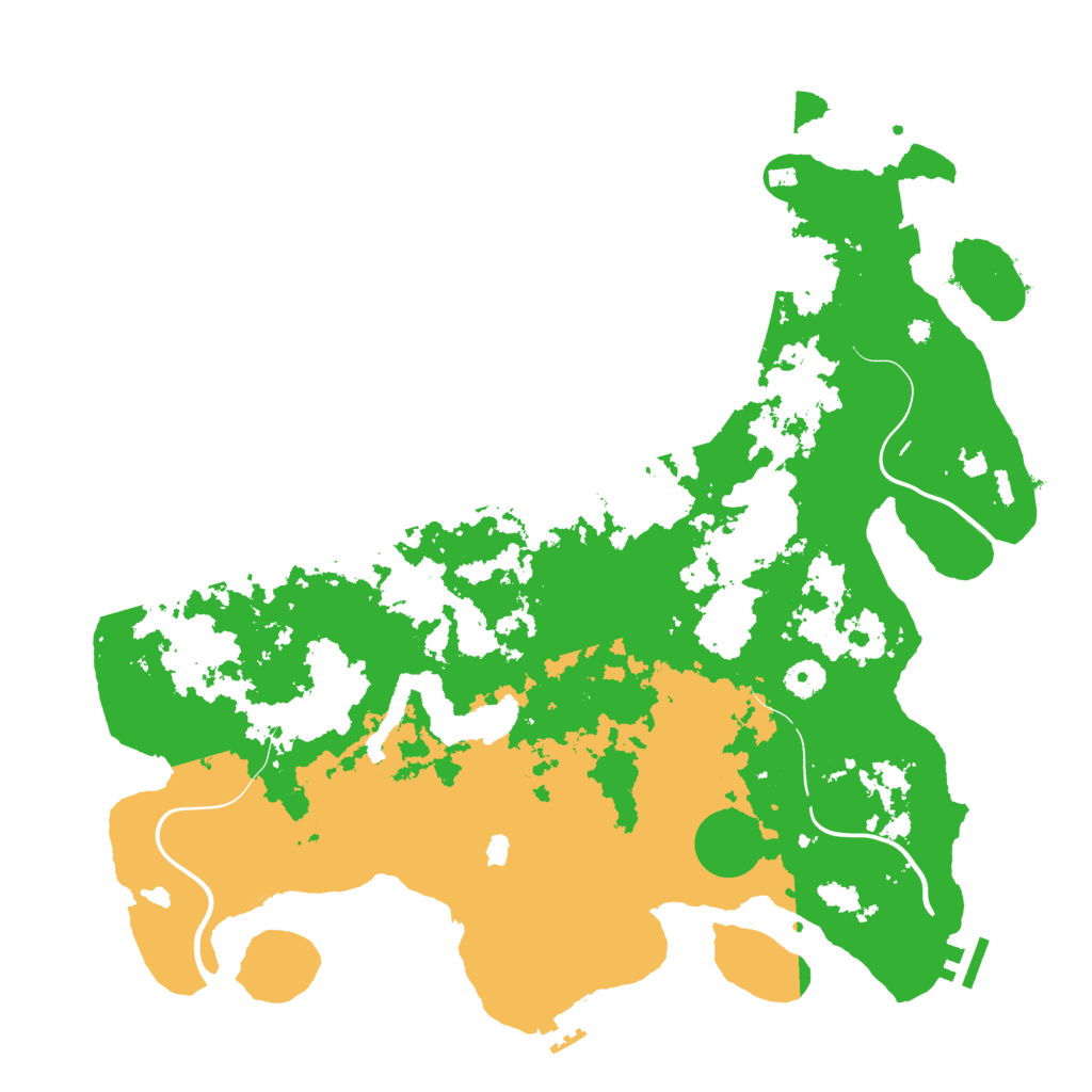 Biome Rust Map: Procedural Map, Size: 4250, Seed: 1249224314