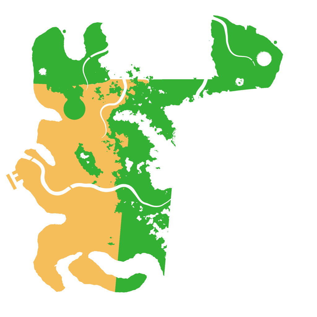 Biome Rust Map: Procedural Map, Size: 3850, Seed: 625596866