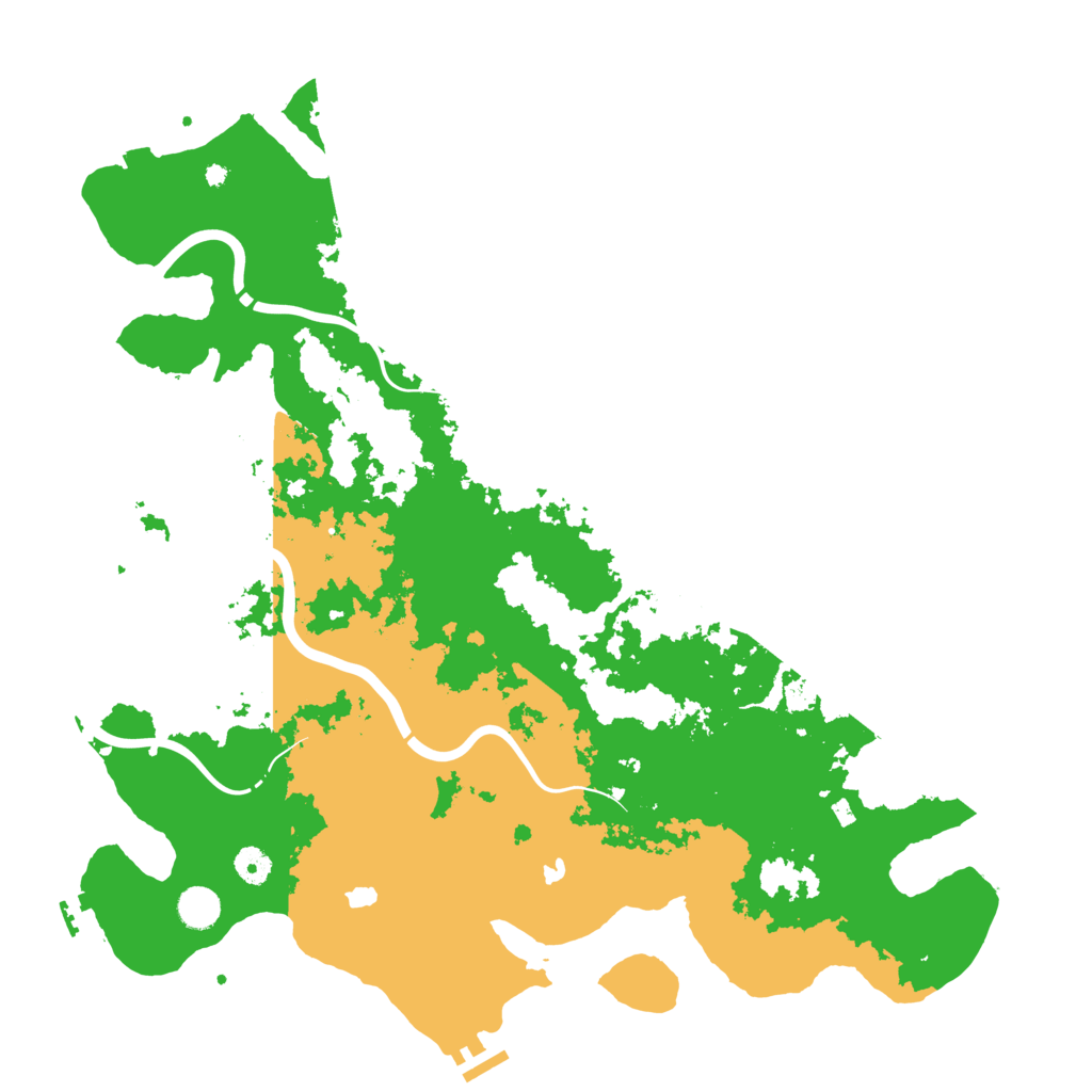 Biome Rust Map: Procedural Map, Size: 4500, Seed: 883909890