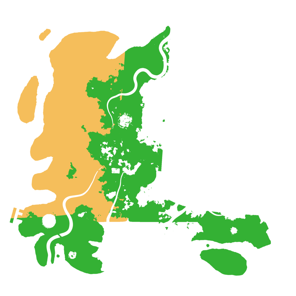Biome Rust Map: Procedural Map, Size: 3850, Seed: 30813556
